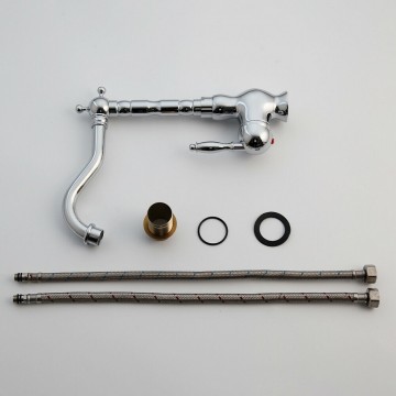 Set landelijke chroom mengkraan