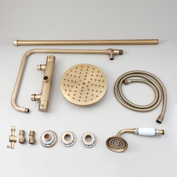 Set thermostatische regendouche