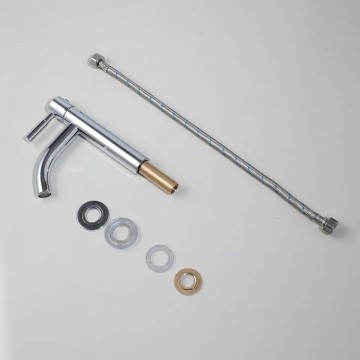 Set wastafelkraan chroom