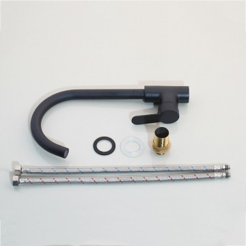 Set zwarte keukenkraan 0