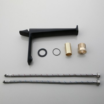 Set zwarte kraan hoog model