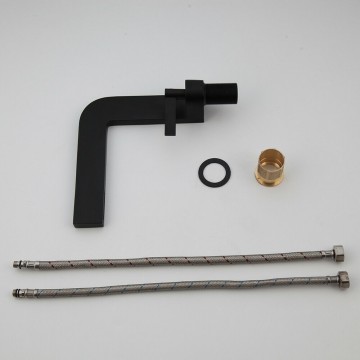 Set zwarte mengkraan