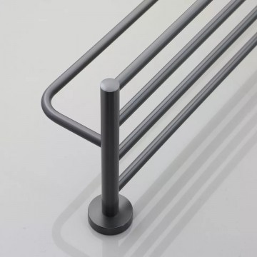 Sfeer gun metal handdoekrek