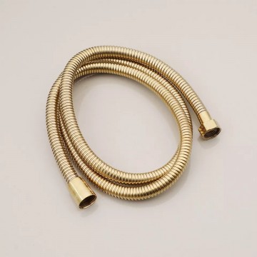 Slang thermostatische goudkleurige opbouw doucheset