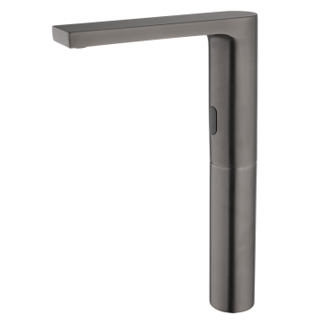 Slen sensorkraan gun metal uitvoering