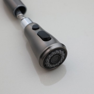 Sproeikop gun metal keukenkraan 0