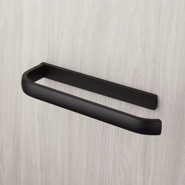 Stijlvol handdoekrek zwart