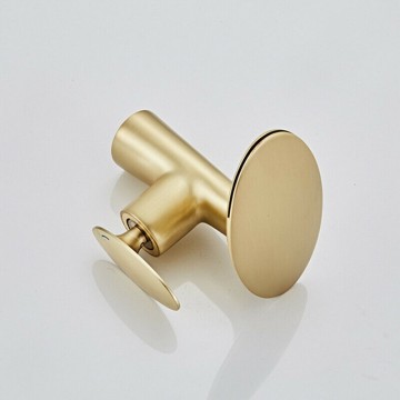 Stijlvolle geborsteld gouden kraan