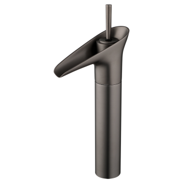 Stijlvolle gun metal watervalkraan