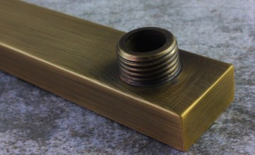 Nostalgische inbouw doucheset antiek brons. muurbevestiging