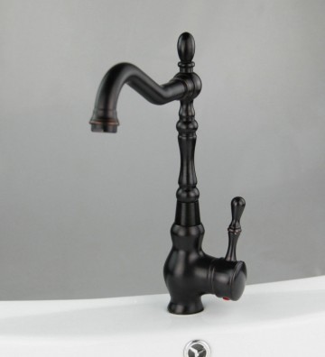 Nostalgische wastafelkraan Klassiek model olie brons retro