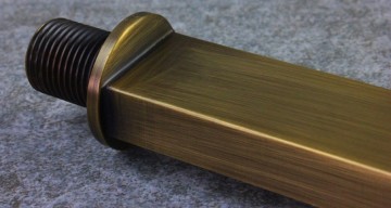 Nostalgische inbouw doucheset antiek brons. muurbevestiging