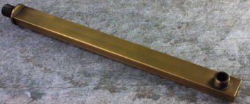 Nostalgische inbouw doucheset antiek brons. muurbevestiging