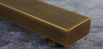 Nostalgische inbouw doucheset antiek brons. muurbevestiging