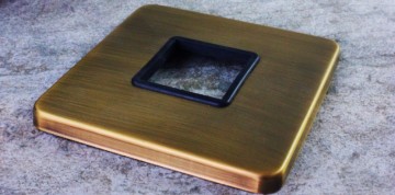 Nostalgische inbouw doucheset antiek brons. muurbevestiging