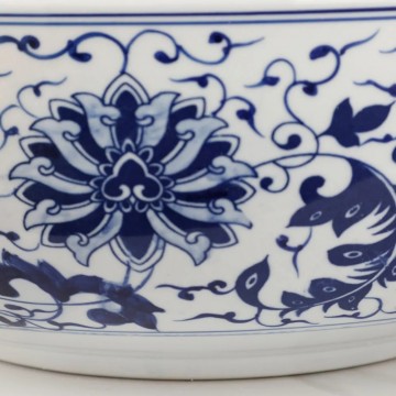 Tekening ronde waskom