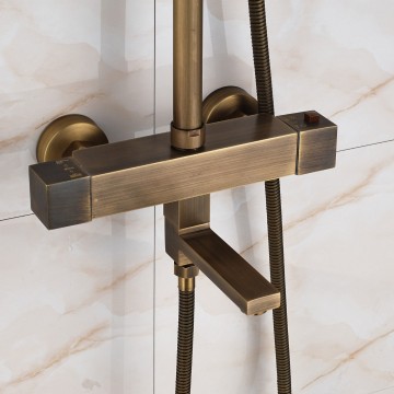 Thermostaat kraan brons