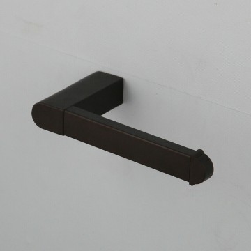 Toiletpapier houder zwart afgewerkt