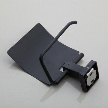 Toiletpapier houder zwart