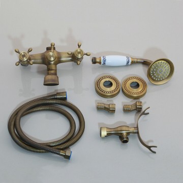 Totale set badkraan landelijke uitstraling