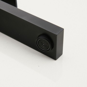 Uitloop badkamer kraan zwart