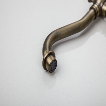 Uitloop bronzen kraaan