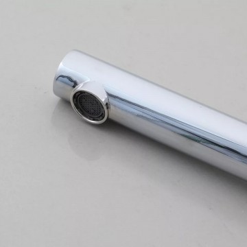 Uitloop chroom muurklraan