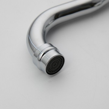 Uitloop wastafelkraan mengkraan chroom landelijk