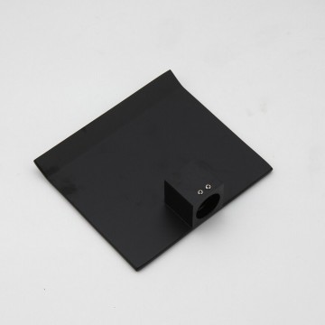 Uitloop zwarte waterval inbouw badkraan