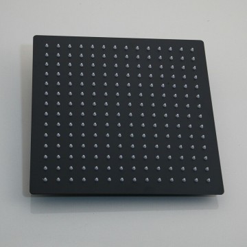 Vierkante regendouche zwarte uitvoering