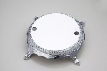 Voed landelijke chroom vrijstaande badkraan