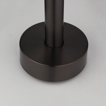 Voet staande badkraan gun metal