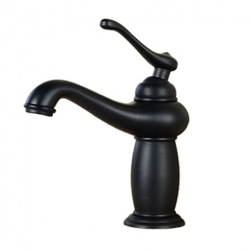 Wastafel kraan donker