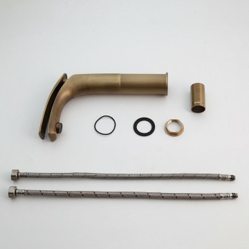 Wastafelkraan brons uitvoering