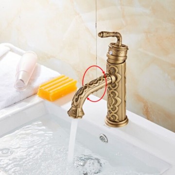 Wastafelkraan bronskleurig