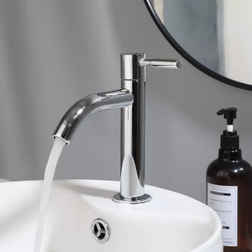 Wastafelkraan chroom