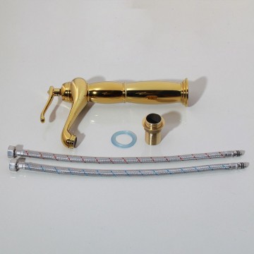 Wastafelkraan goud 0