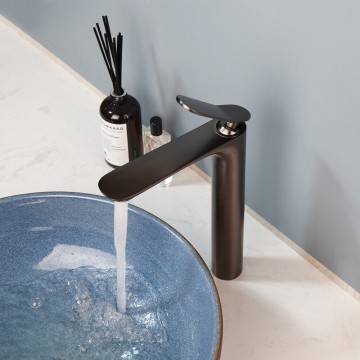 Wastafelkraan mengkraan gun metal uitvoering gm5