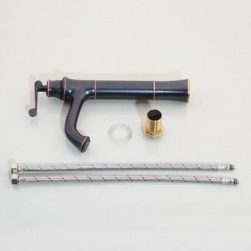 Wastafelkraan olie brons