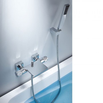 Waterval badkraan chroom