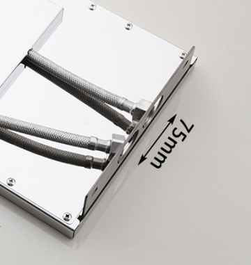 Waterval douchekop aansluiting