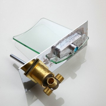 Watervalkraan chroom