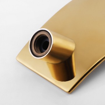 Watervalkraan gouden afwerking