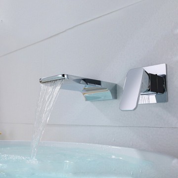 Watervalkraan muurbevestiging