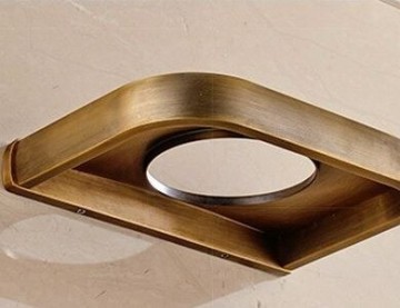 Wc borstel landelijk brons