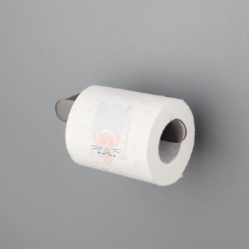 Wc rol houder gun metal uitvoering