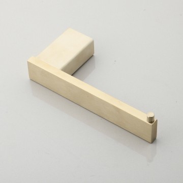 Wc rol houder mat goud afgewerkt