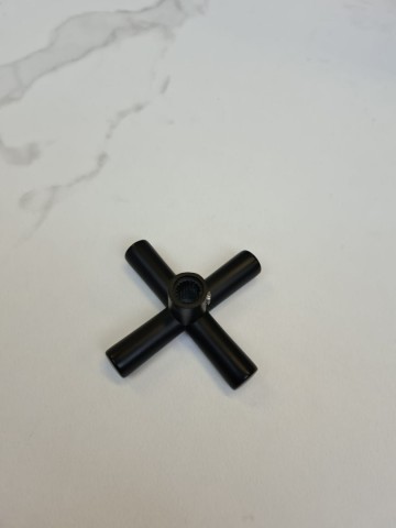 onderzijde kruishendel zwart