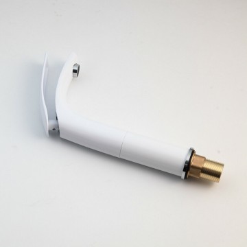 Witte stijlvolle mengkraan