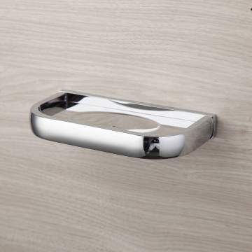 Zeep bakje muurbevestiging chroom